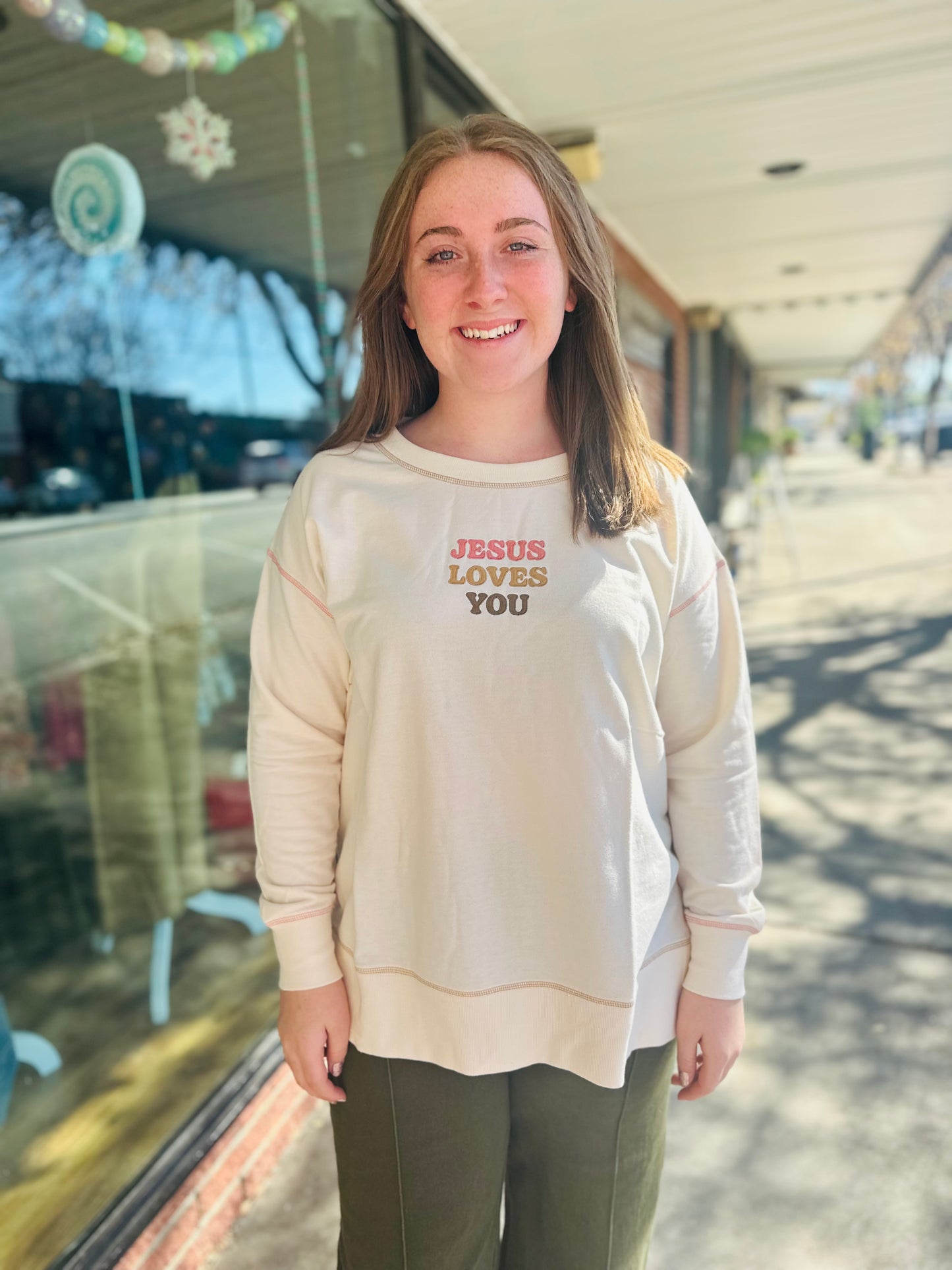 Jesus Loves You French Terry Top