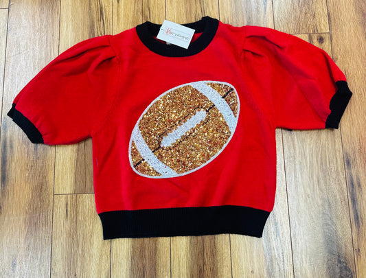 Football Sequin Sweater