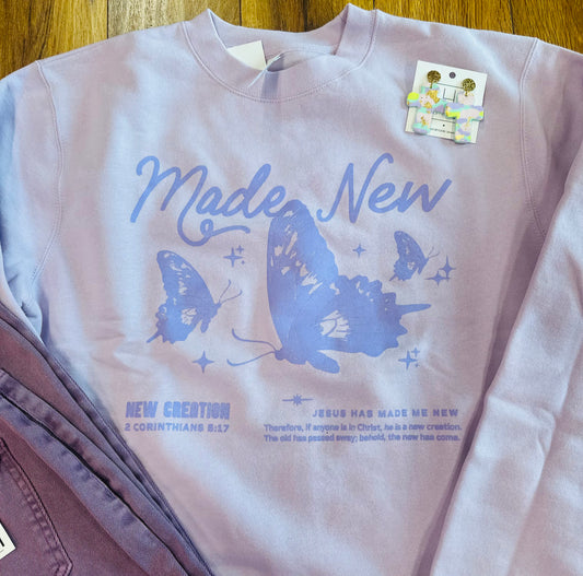 Made New Lavender Sweatshirt