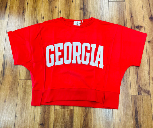 Georgia Knit Terry Oversized Pullover
