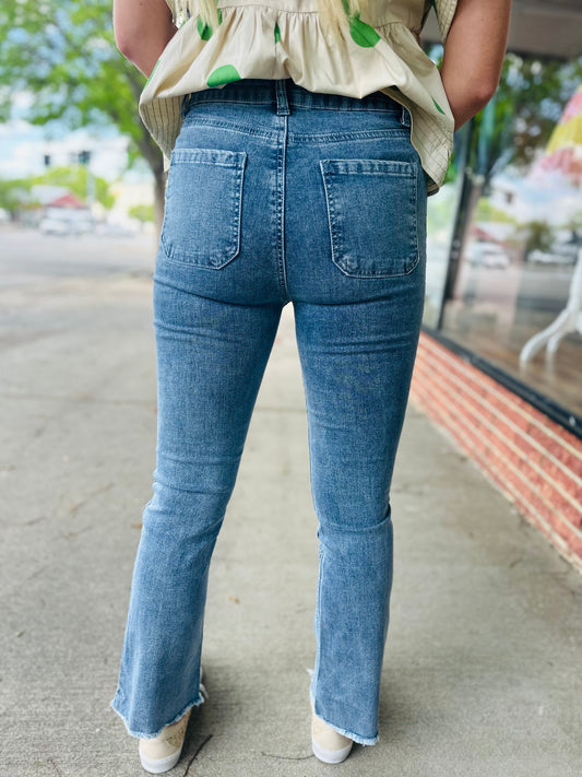 Square Pocket Jeans