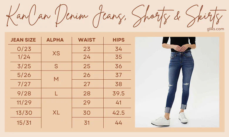 Kan Can High Rise White Boot Cut Jeans
