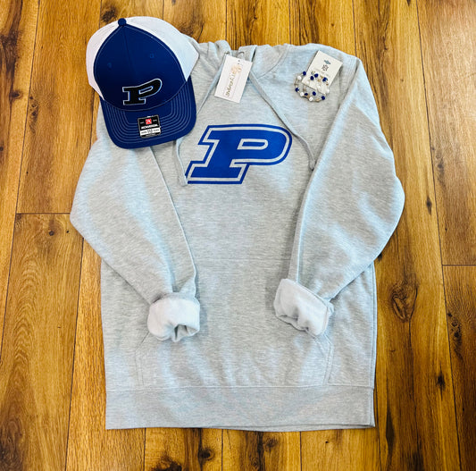 Gray "P" Hoodie