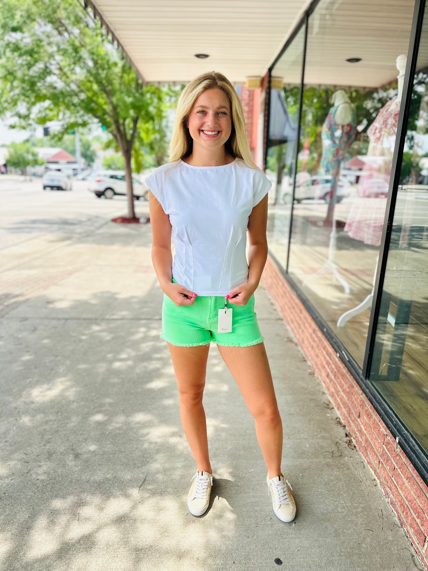 Cinch Waist Simple Top