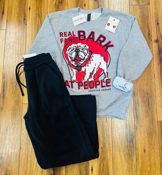 Real Fans Bark Sweatshirt