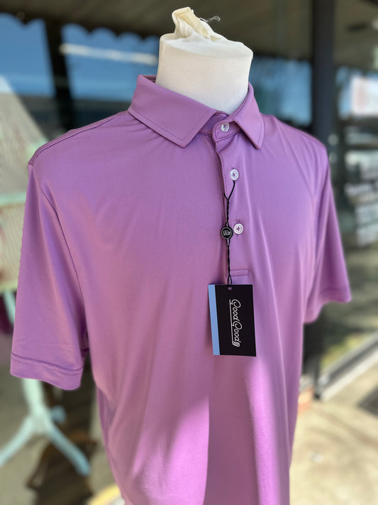 Say Less Purple Polo