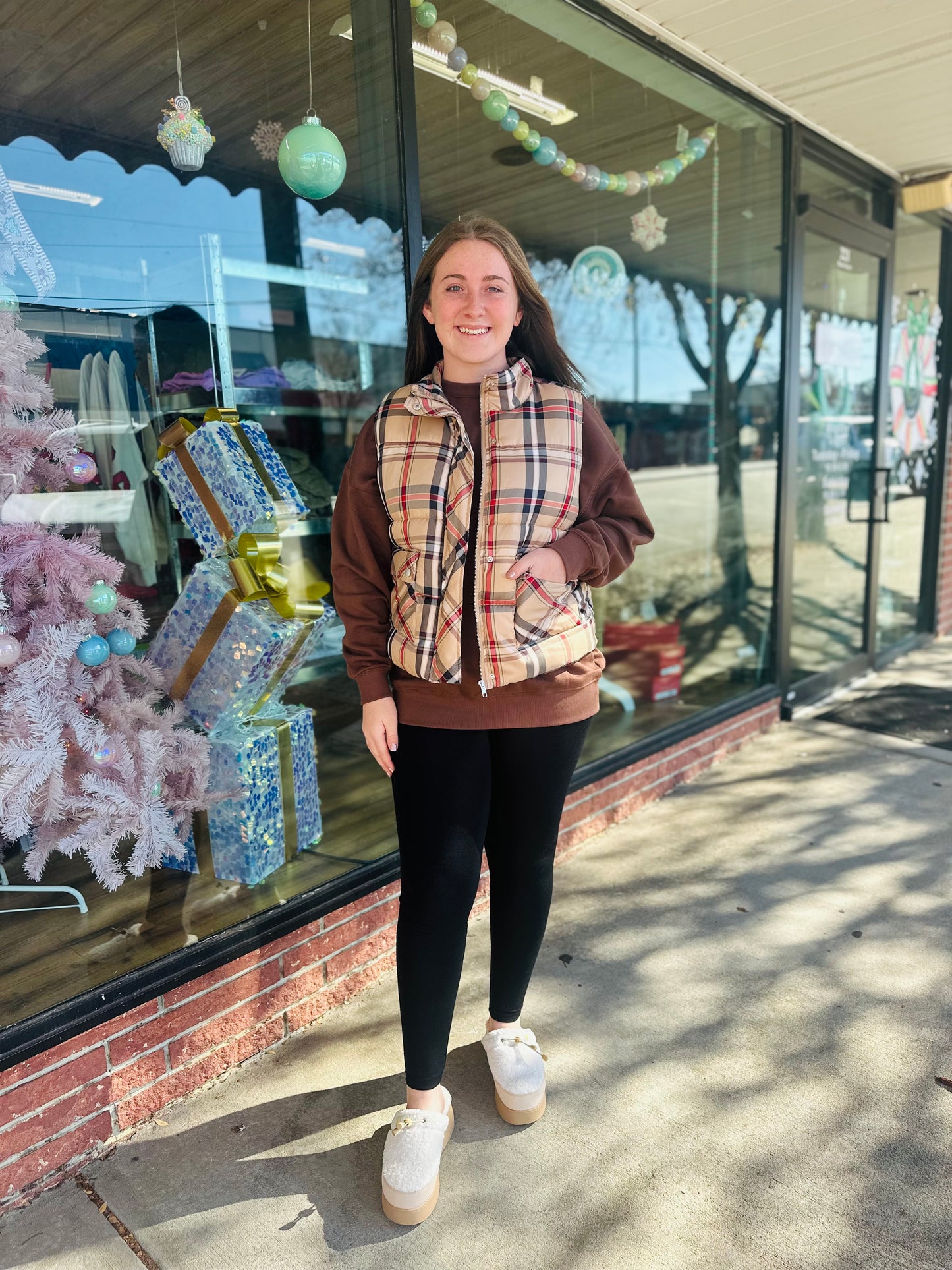 Brown Oversized Sweatshirt