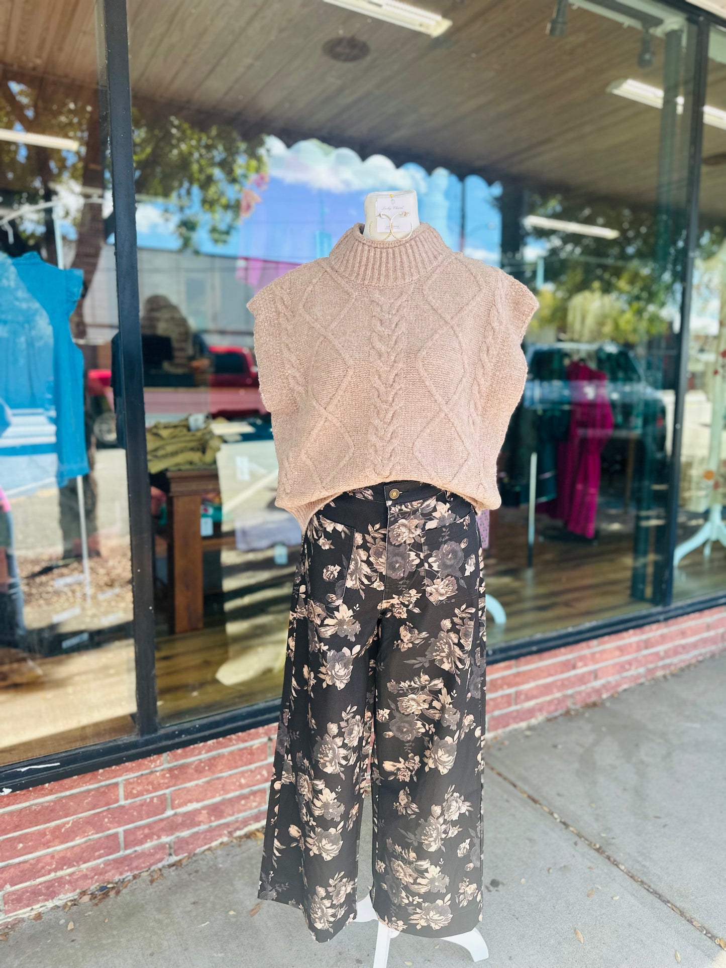 Oatmeal Cap Slv Sweater