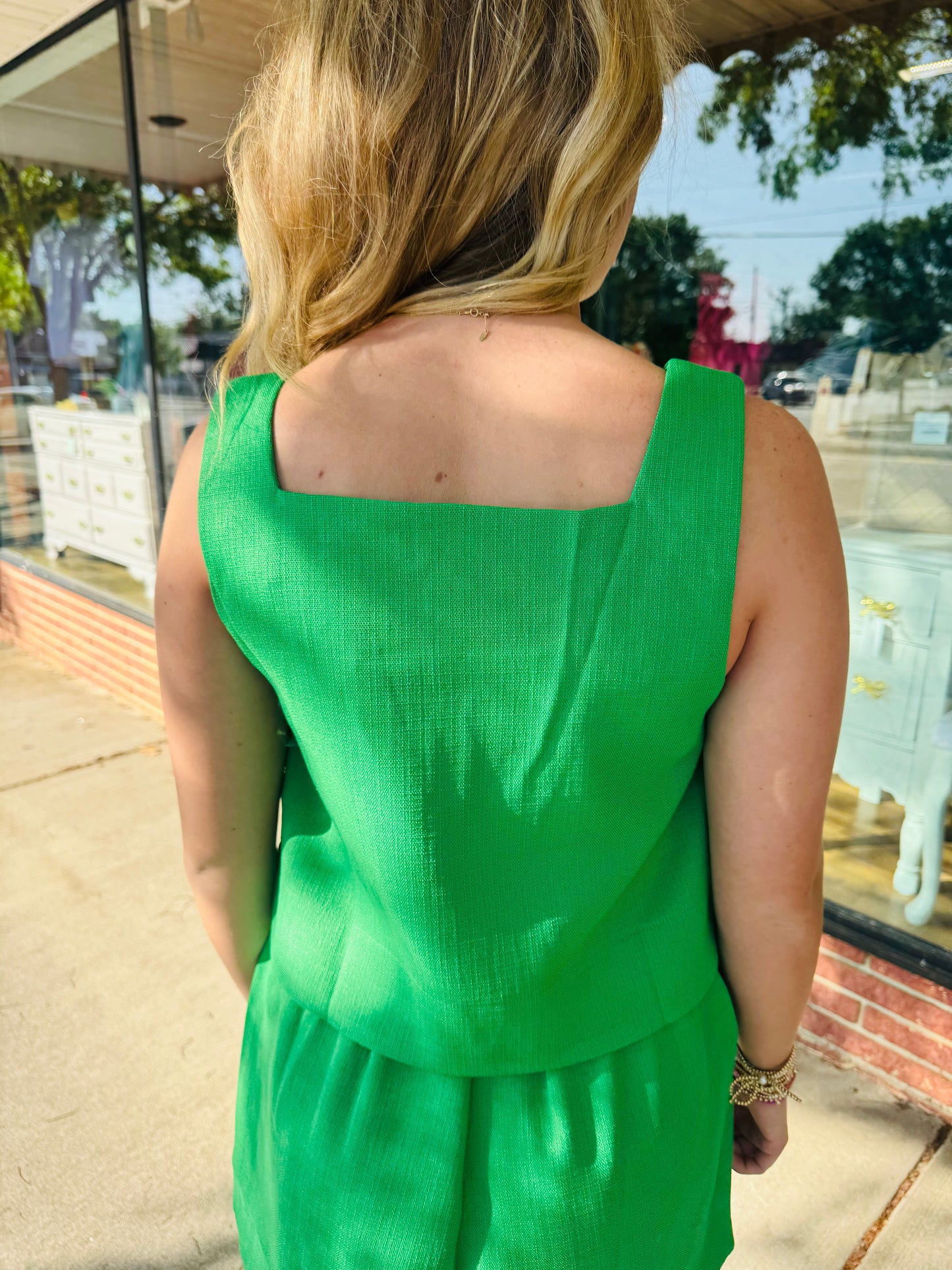 Green Two Piece Set