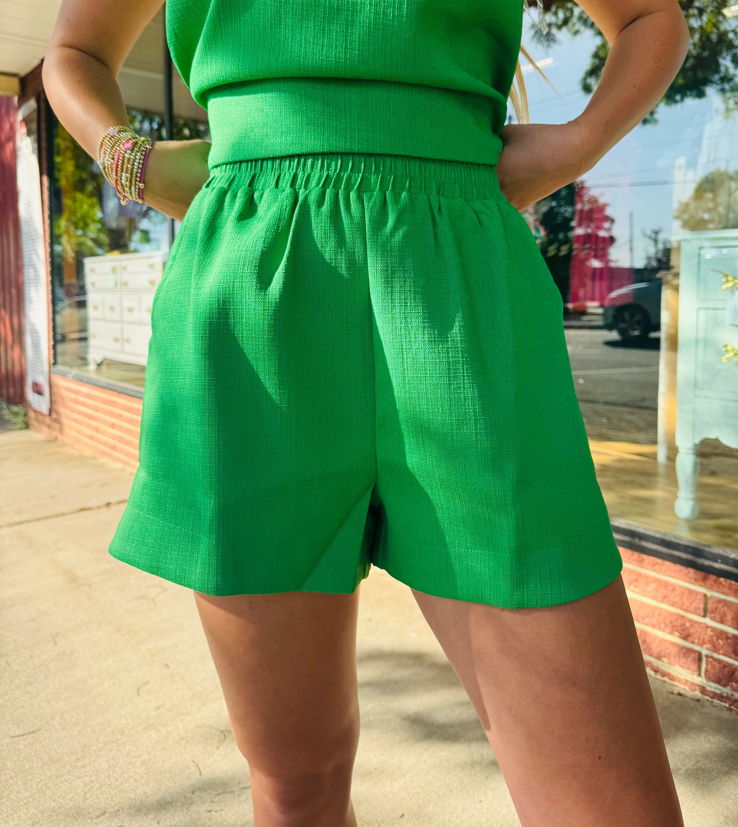 Green Two Piece Set
