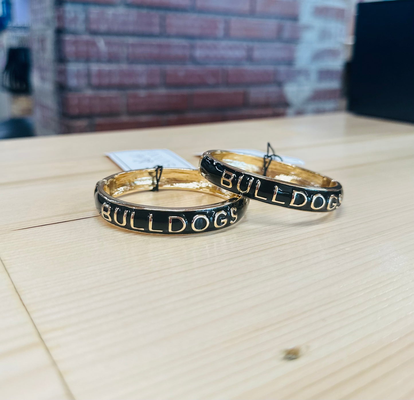 Black GA Bulldogs Bangle