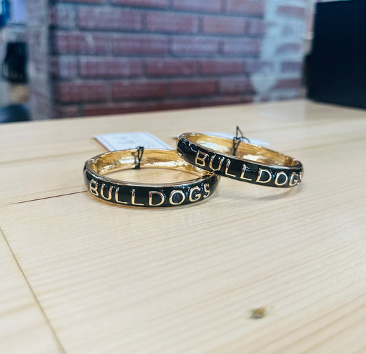 Black GA Bulldogs Bangle