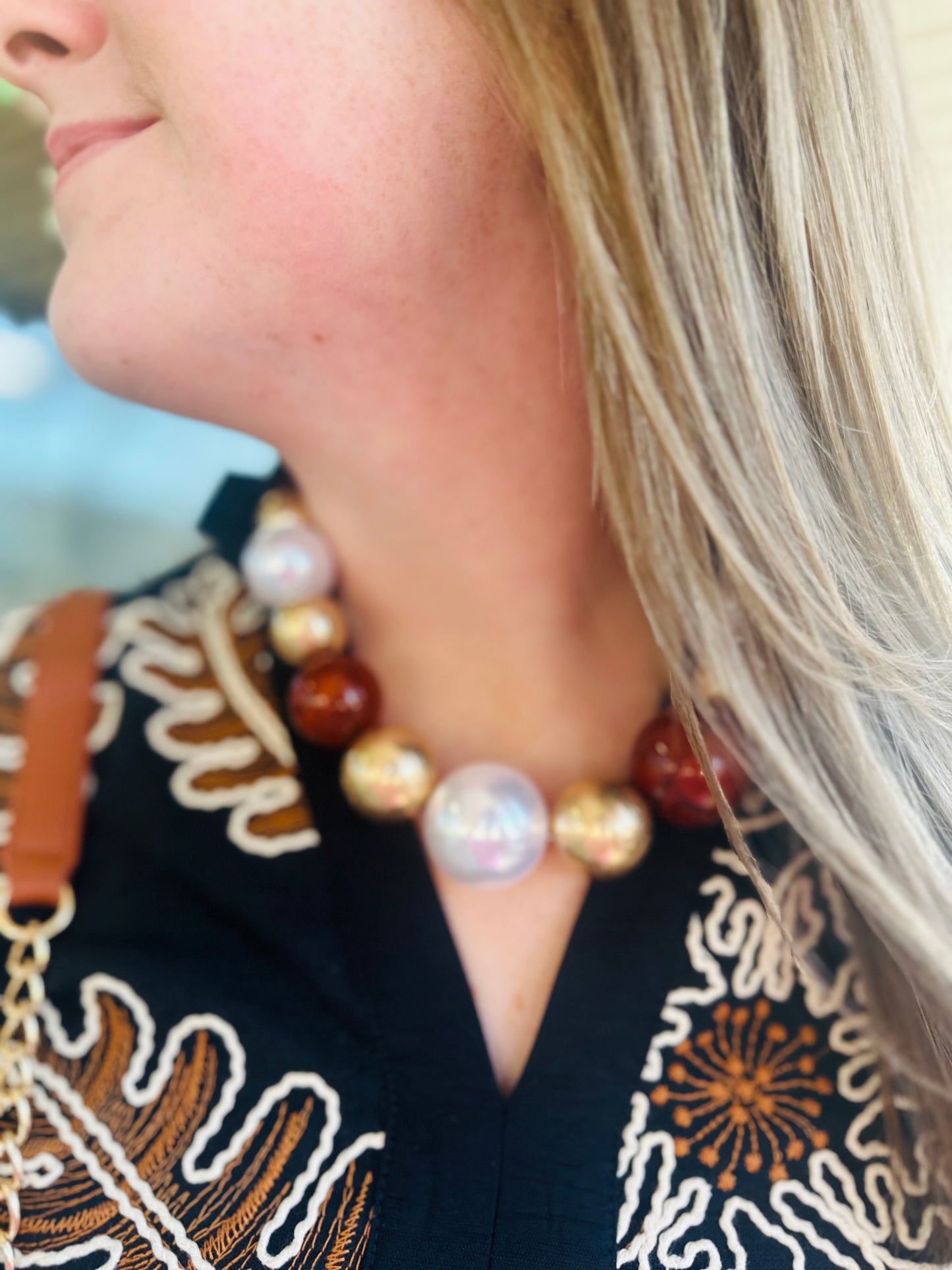 Chunky Pearl Necklaces