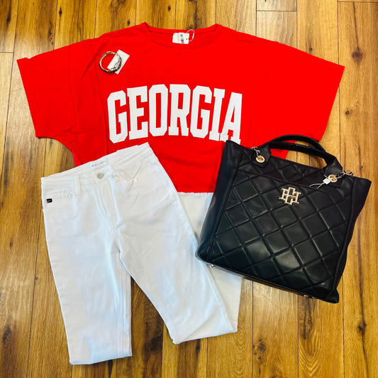 Georgia Knit Terry Oversized Pullover