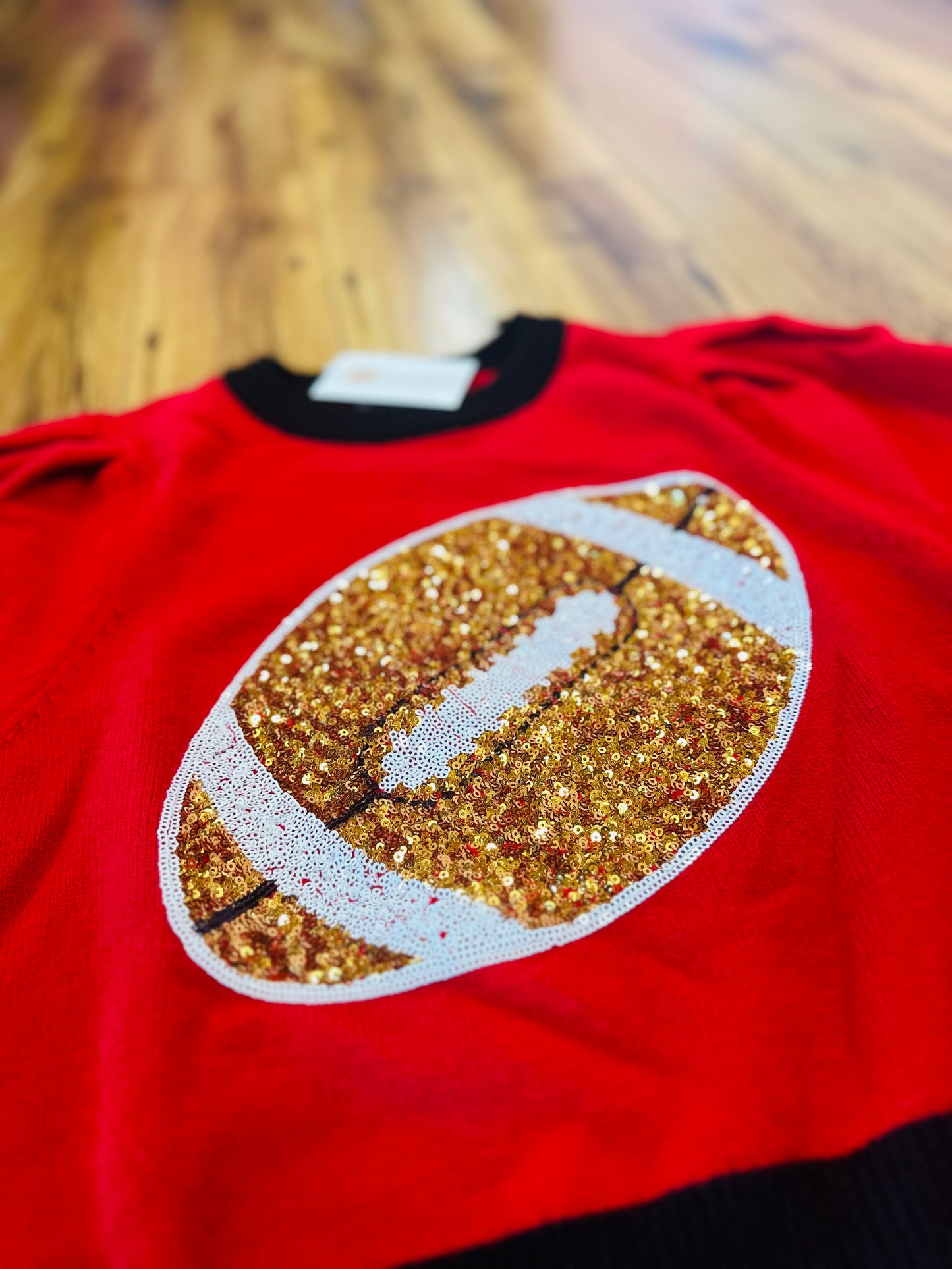 Football Sequin Sweater