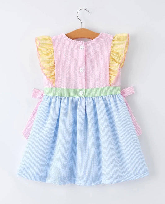 Jesus Loves Me Embroidered Dress