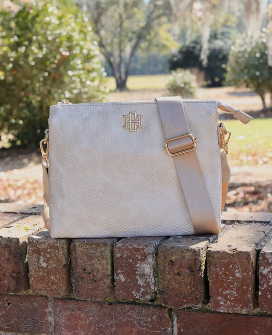 Crossbody Shimmer Champagne Pocketbook