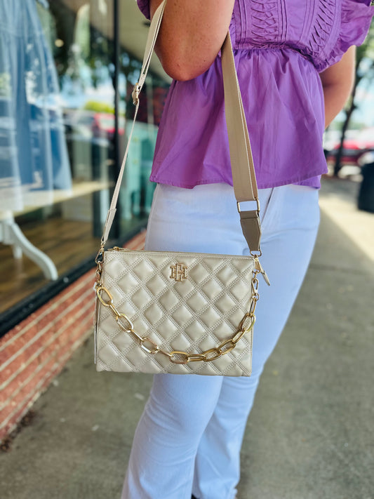 Arianna crossbody pearl