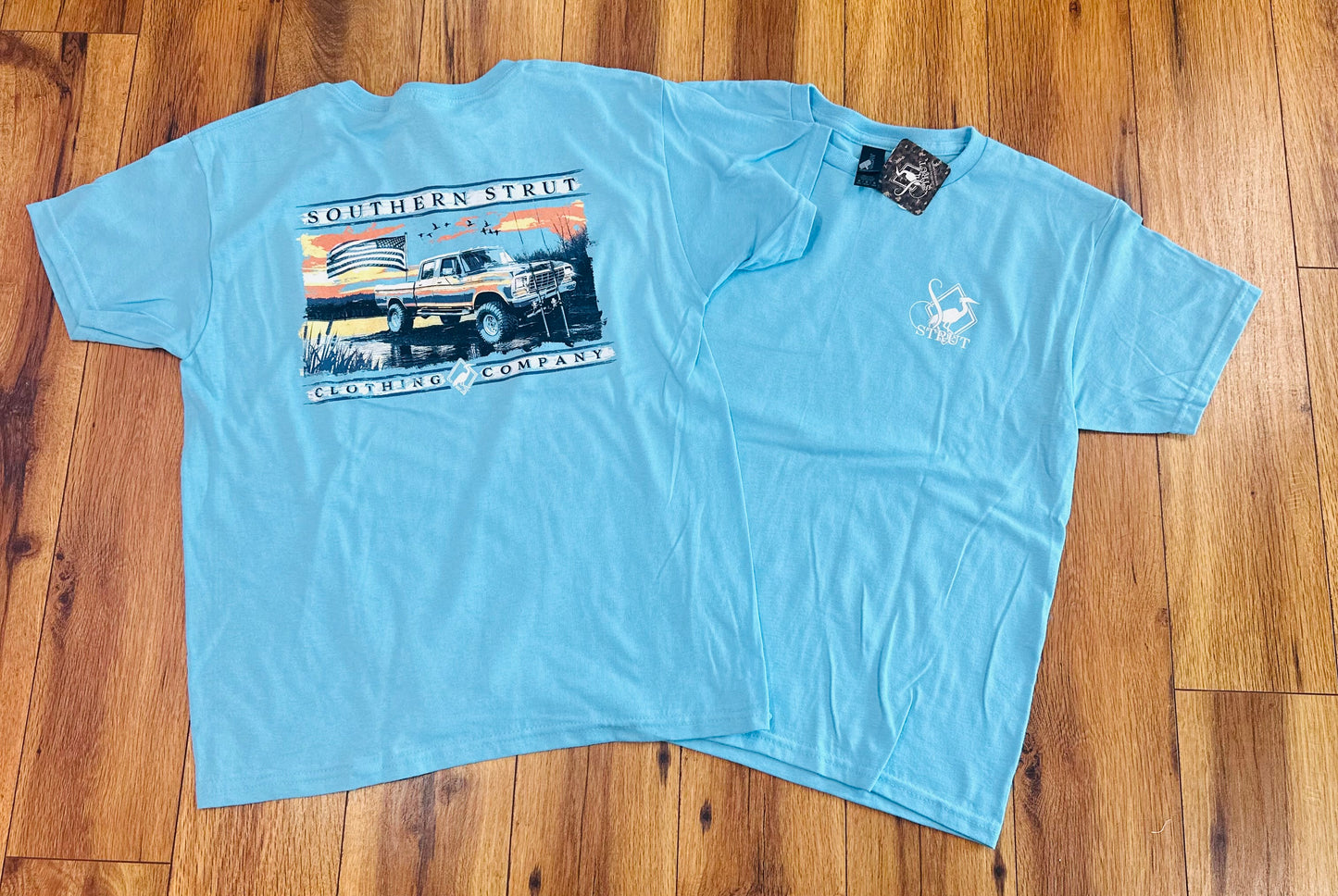 Lake Truck Flag Tee Youth