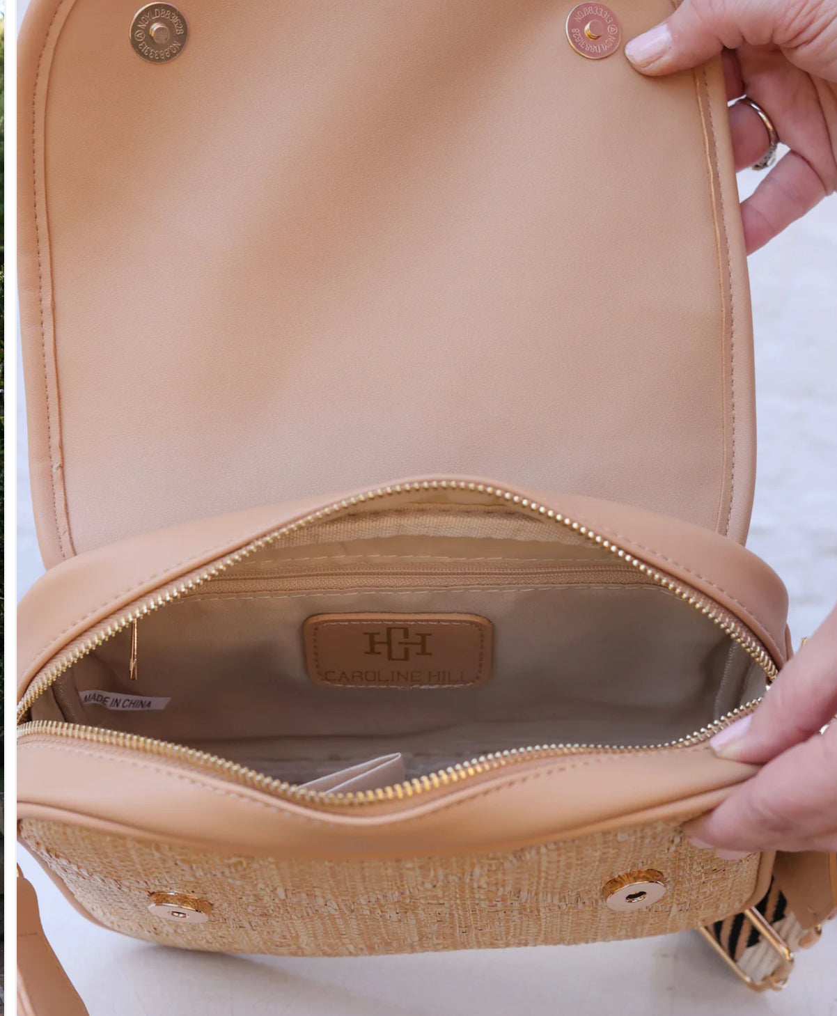 Guitar Strap Tan Natural Pocketbook