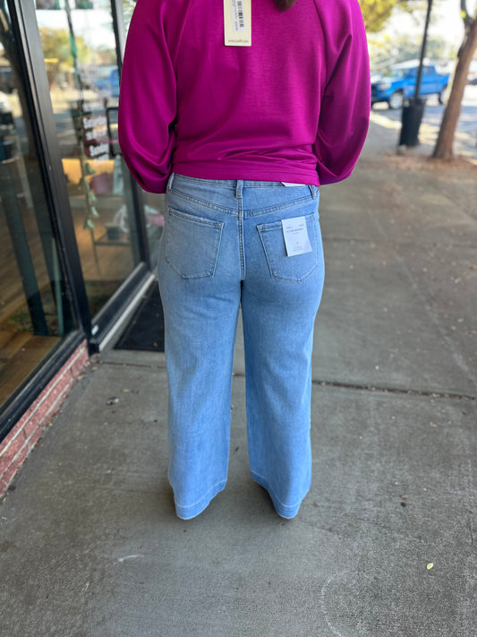 High Rise Front Pocket Jeans