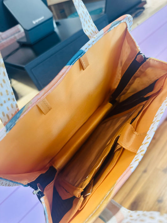 Neutral Rainbow Bible Carrier