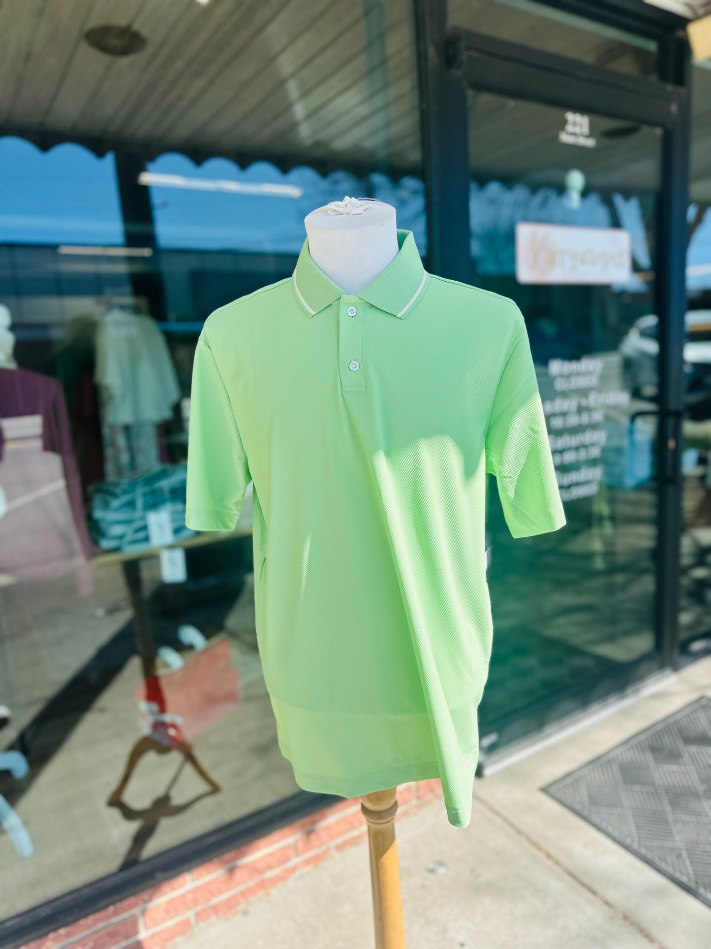 Such A Vibe Textured Polo