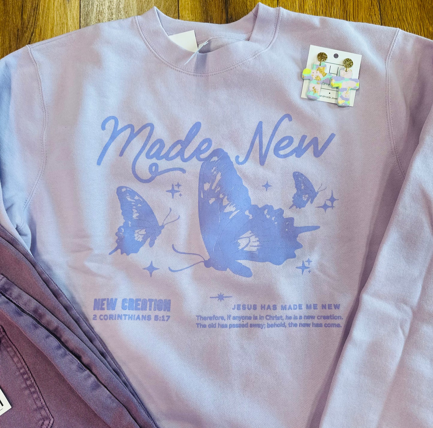 Made New Lavender Sweatshirt