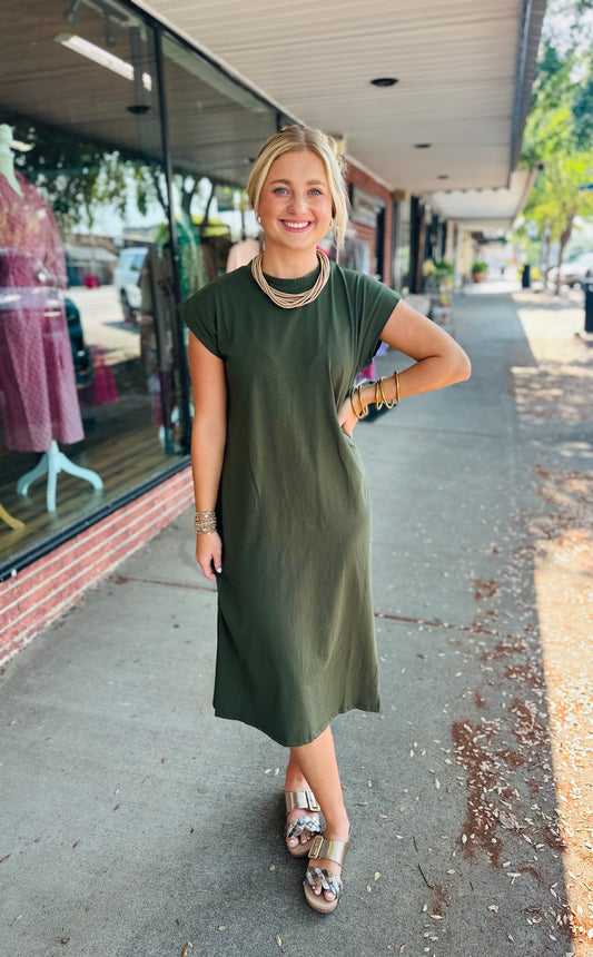Simple Midi Dress
