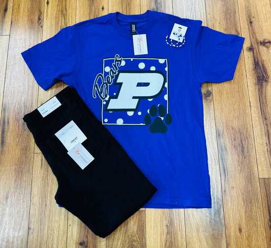 Poka Dot Pierce Tee