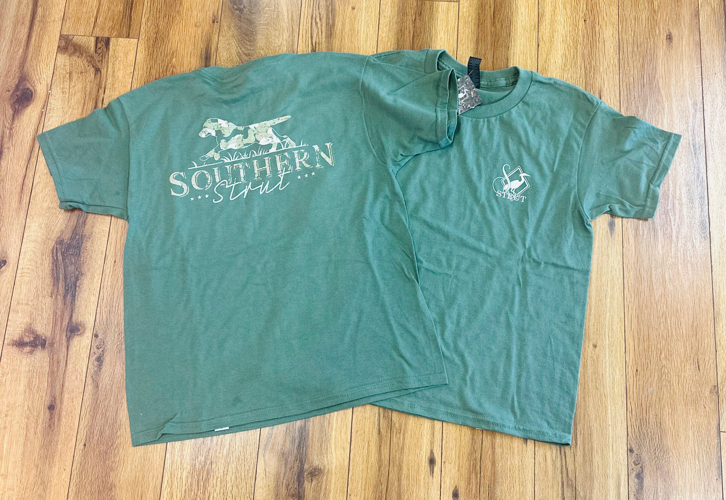 Camo Pup Green Youth