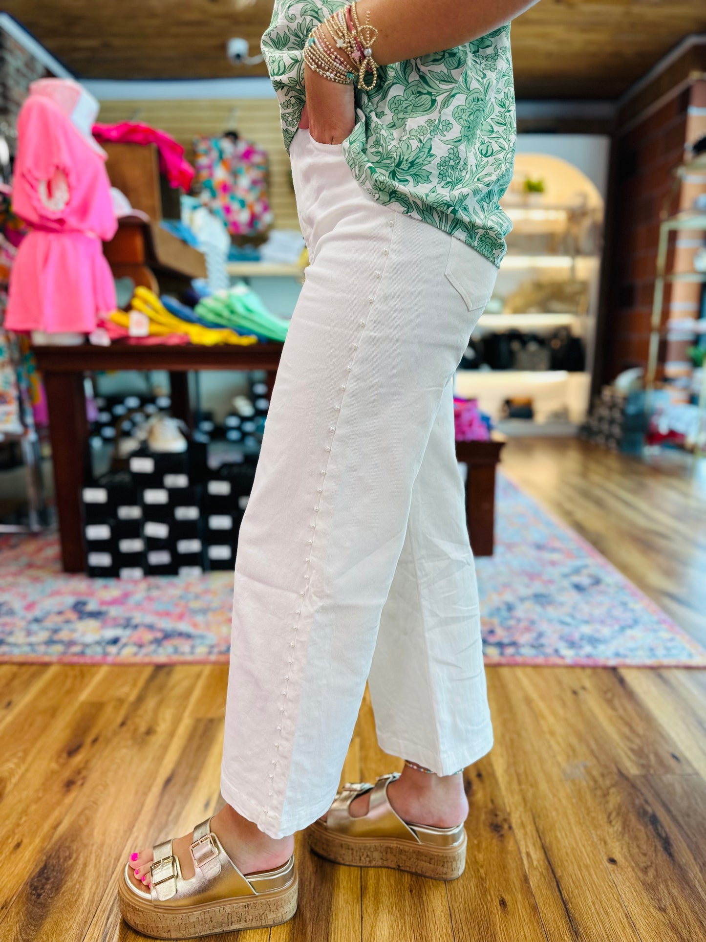 Pearl White Jeans