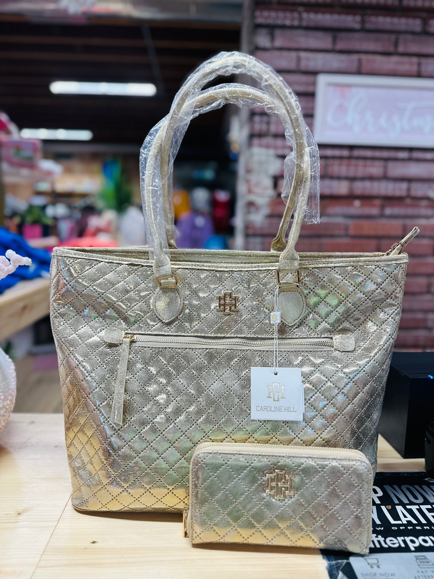 Champagne pop Jayden tote